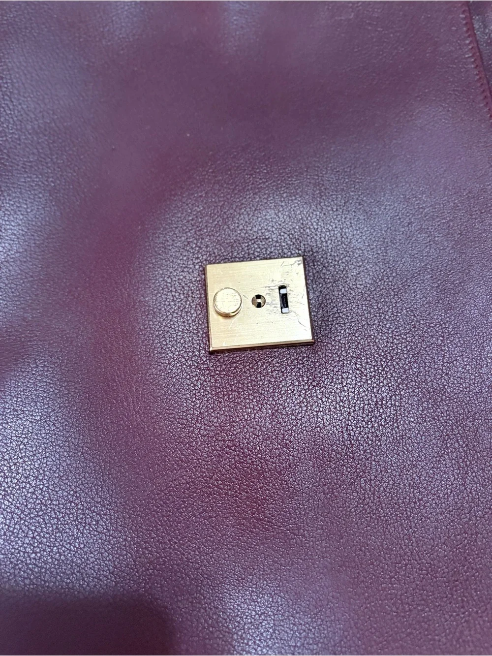 Vintage Longchamp Paris Burgundy Leather Briefcase Made in France